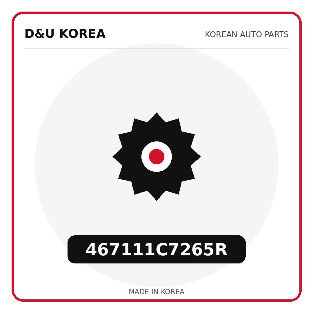 Genuine Mobis 467111C7265R  for Korean vehicles | D&U Korea