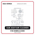 SUB ASSY-AIR CLEANER