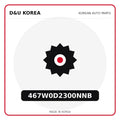 Genuine Mobis 467W0D2300NNB  for Korean vehicles | D&U Korea
