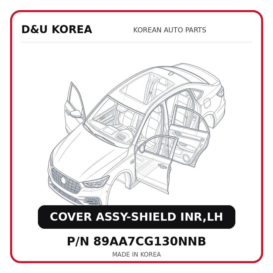 COVER ASSY-SHIELD INR,LH