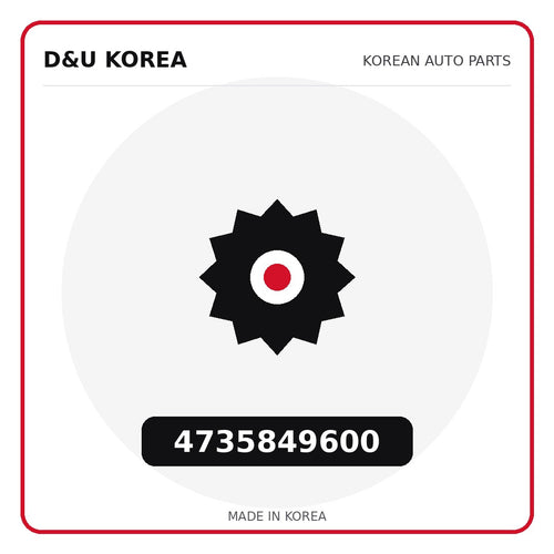 Genuine Mobis 4735849600  for Korean vehicles | D&U Korea