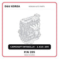 CAMSHAFT-INTAKE,LH - 2.41E+205