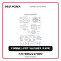 FUNNEL-FRT WASHER RSVR