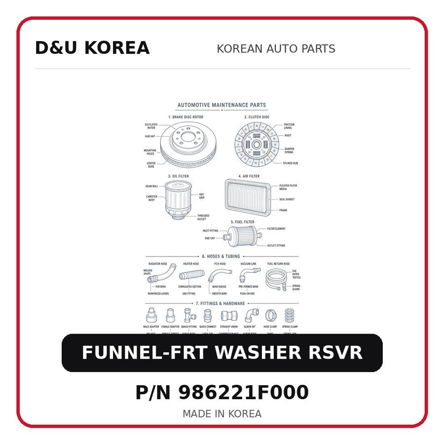 FUNNEL-FRT WASHER RSVR