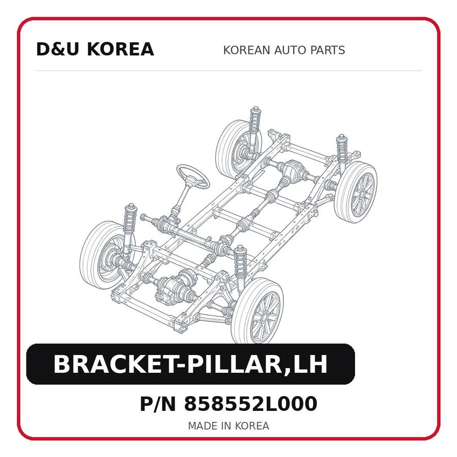 BRACKET-PILLAR,LH