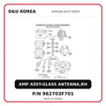 AMP ASSY-GLASS ANTENNA,RH