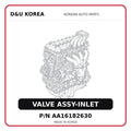 VALVE ASSY-INLET