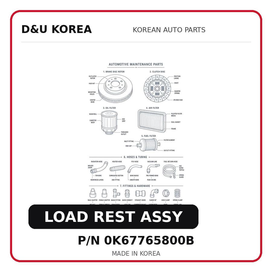 LOAD REST ASSY