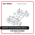BRACKET ASSY-RR BUMPER SIDE,LH