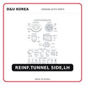 REINF.TUNNEL SIDE,LH