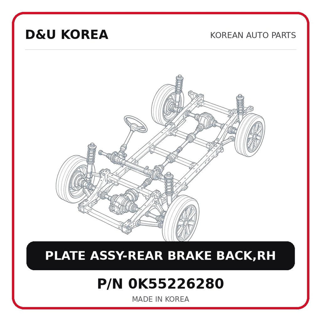 PLATE ASSY-REAR BRAKE BACK,RH