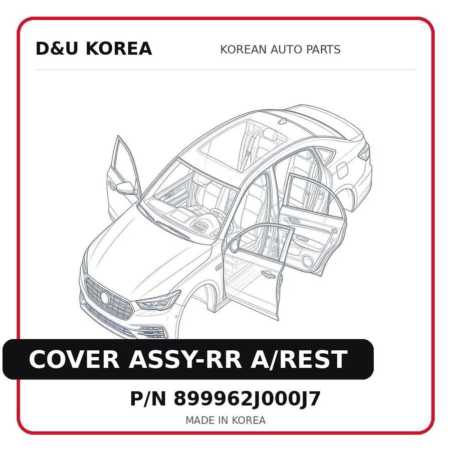 COVER ASSY-RR A/REST