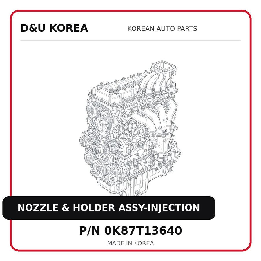 NOZZLE & HOLDER ASSY-INJECTION