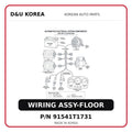 WIRING ASSY-FLOOR