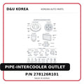 PIPE-INTERCOOLER OUTLET