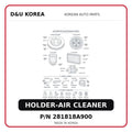 HOLDER-AIR CLEANER
