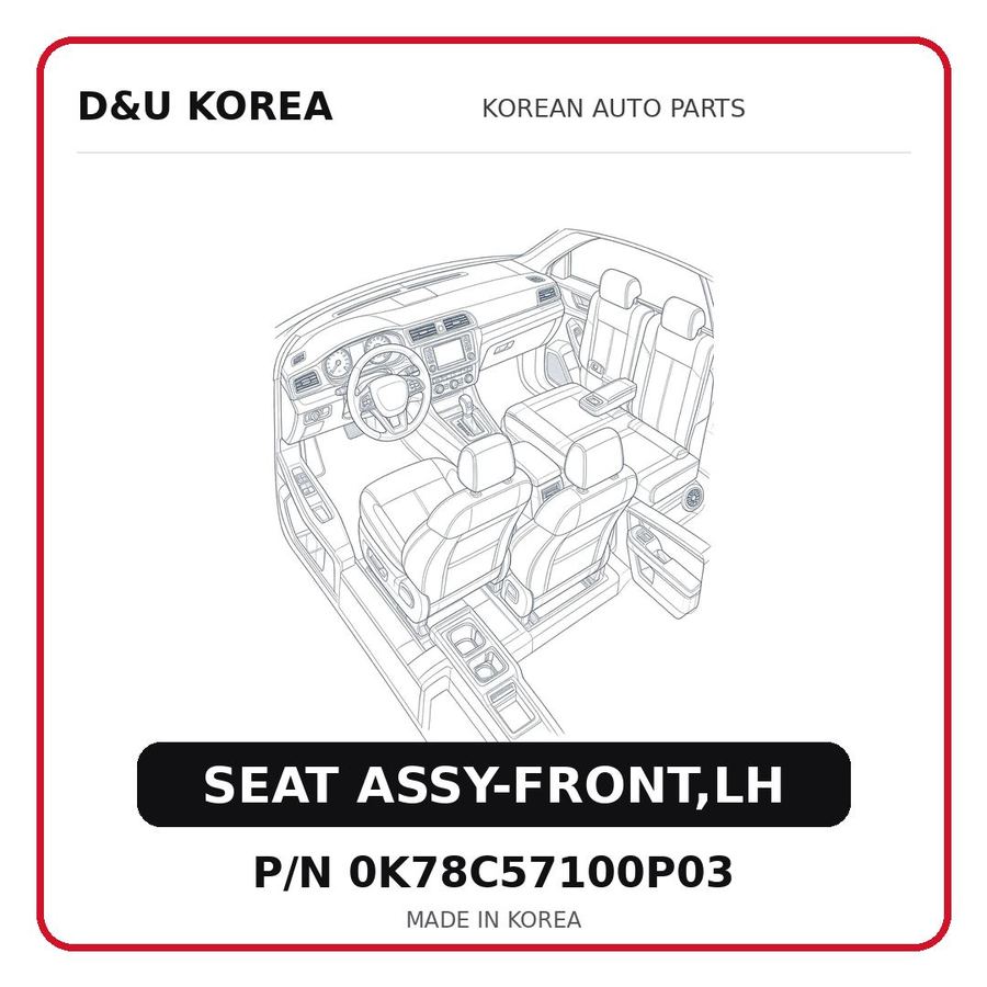 SEAT ASSY-FRONT,LH