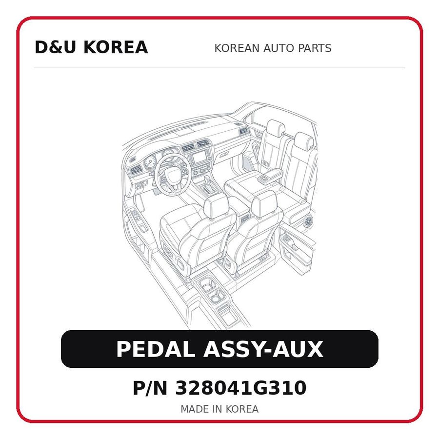 PEDAL ASSY-AUX