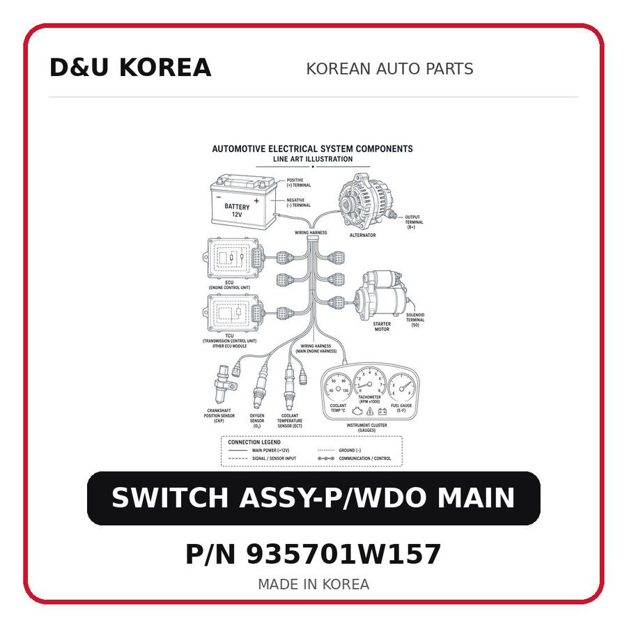 SWITCH ASSY-P/WDO MAIN