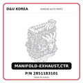 MANIFOLD-EXHAUST,CTR