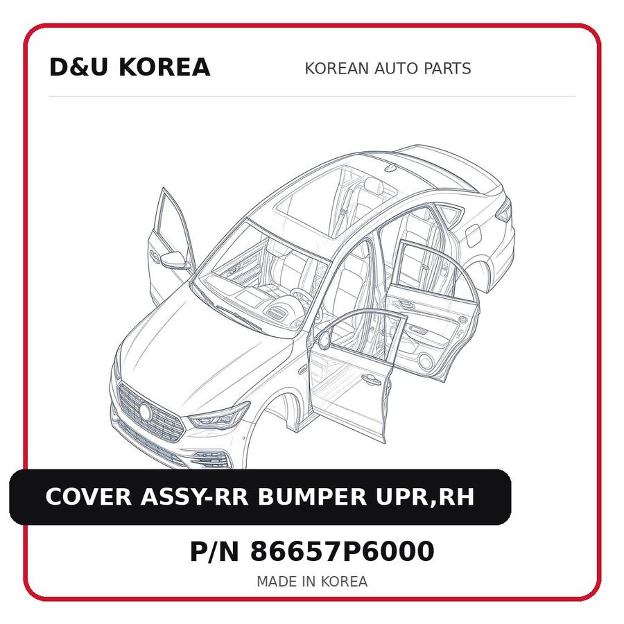COVER ASSY-RR BUMPER UPR,RH