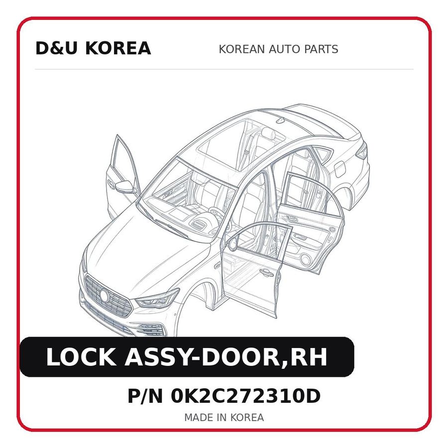 LOCK ASSY-DOOR,RH