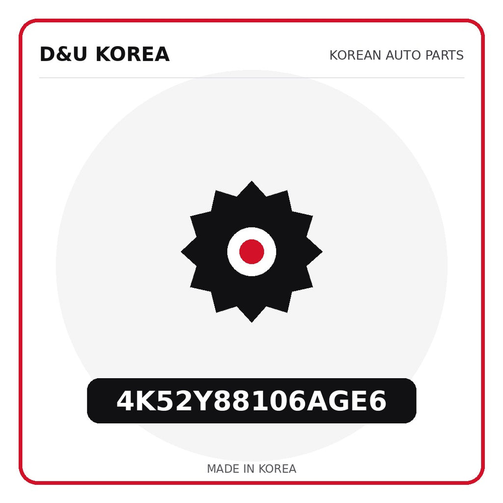 Genuine Mobis 4K52Y88106AGE6  for Korean vehicles | D&U Korea
