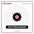 Genuine Mobis 4K52Y88106AGE6  for Korean vehicles | D&U Korea