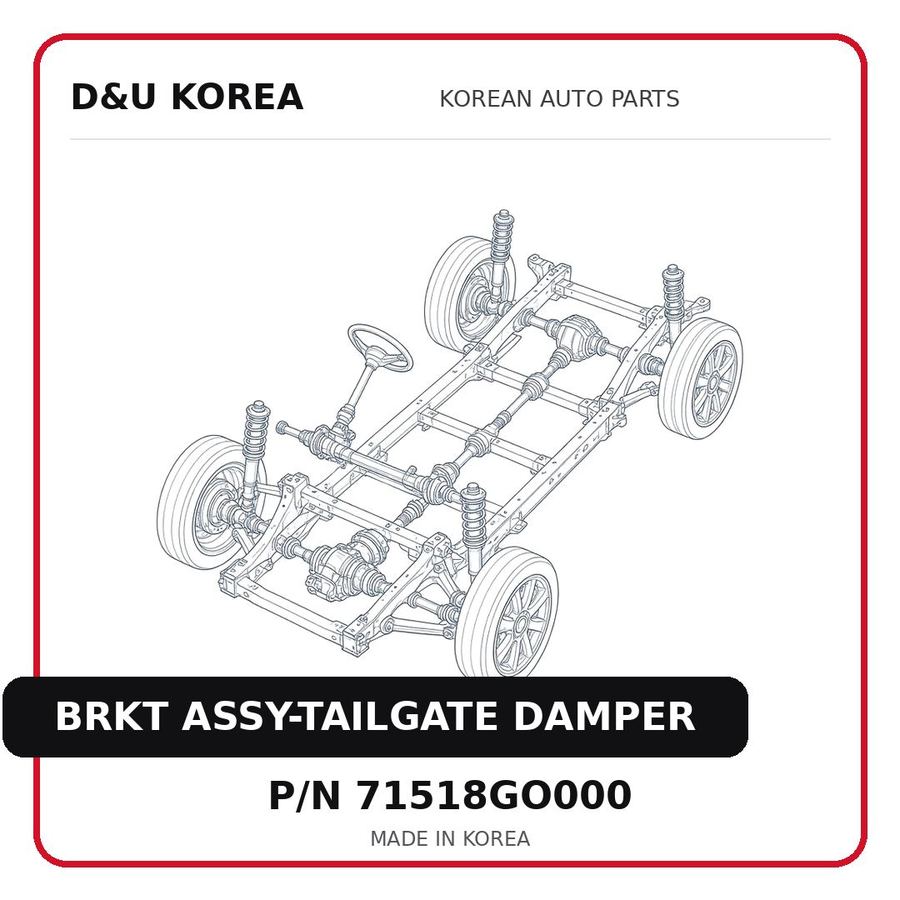 BRKT ASSY-TAILGATE DAMPER