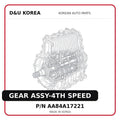 GEAR ASSY-4TH SPEED
