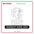 HEADREST GUIDE LOCK