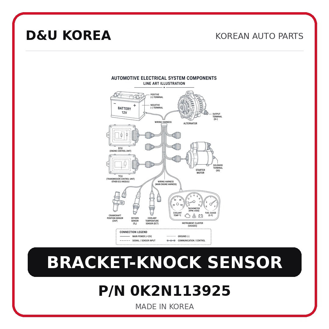 BRACKET-KNOCK SENSOR