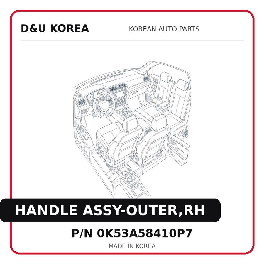 HANDLE ASSY-OUTER,RH