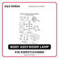 BODY ASSY-ROOM LAMP