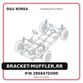 BRACKET-MUFFLER,RR