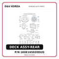DECK ASSY-REAR