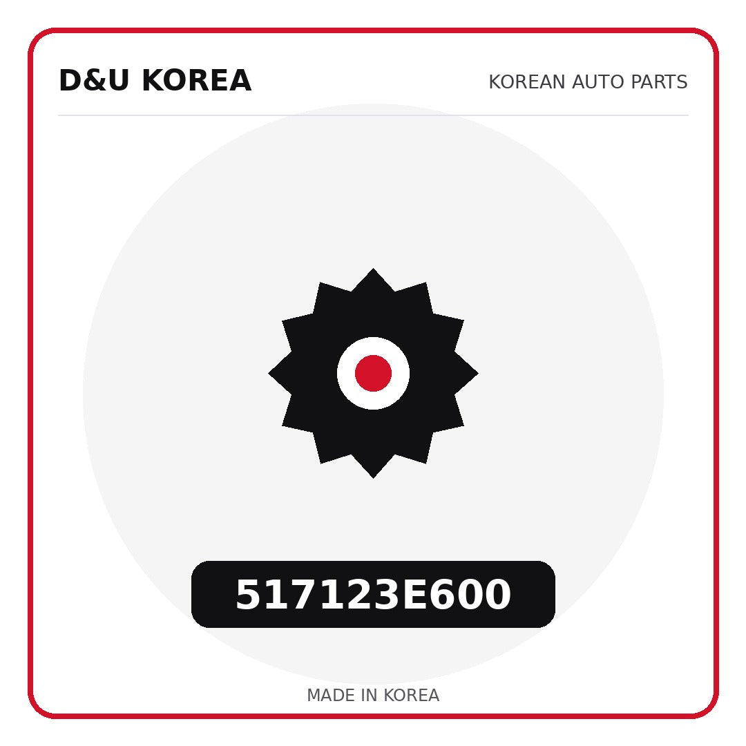 Genuine Mobis 517123E600  for Korean vehicles | D&U Korea