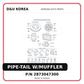 PIPE-TAIL W/MUFFLER
