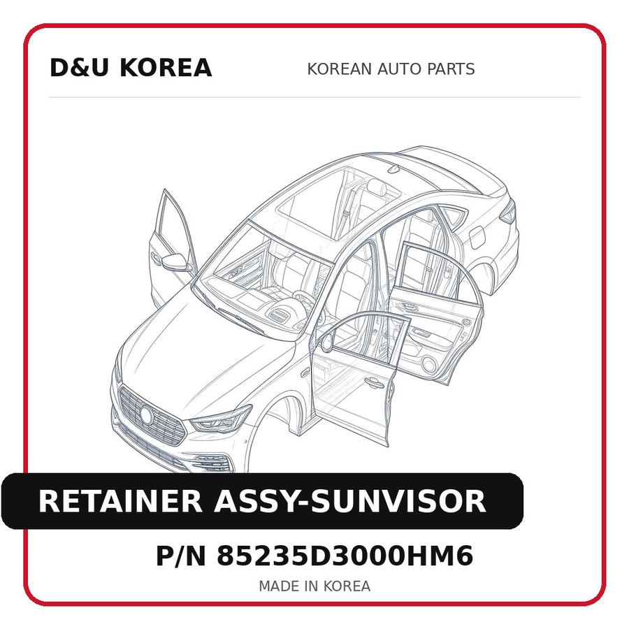 RETAINER ASSY-SUNVISOR