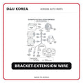 BRACKET-EXTENSION WIRE