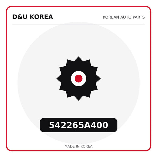 Genuine Mobis 542265A400  for Korean vehicles | D&U Korea