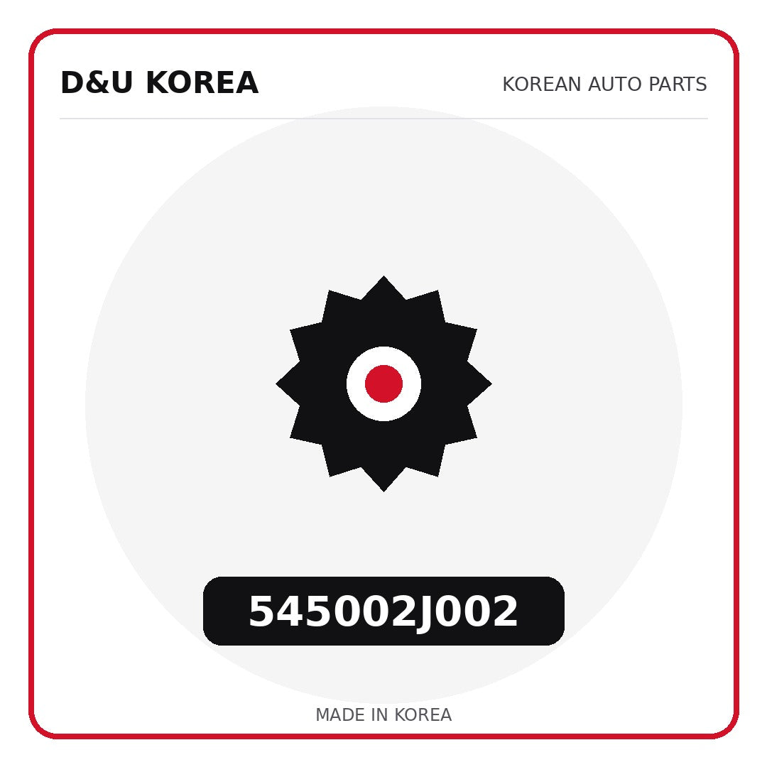Genuine Mobis 545002J002  for Korean vehicles | D&U Korea