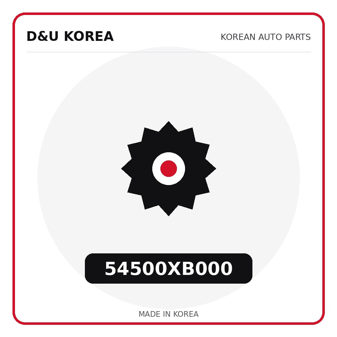 Genuine Mobis 54500XB000  for Korean vehicles | D&U Korea