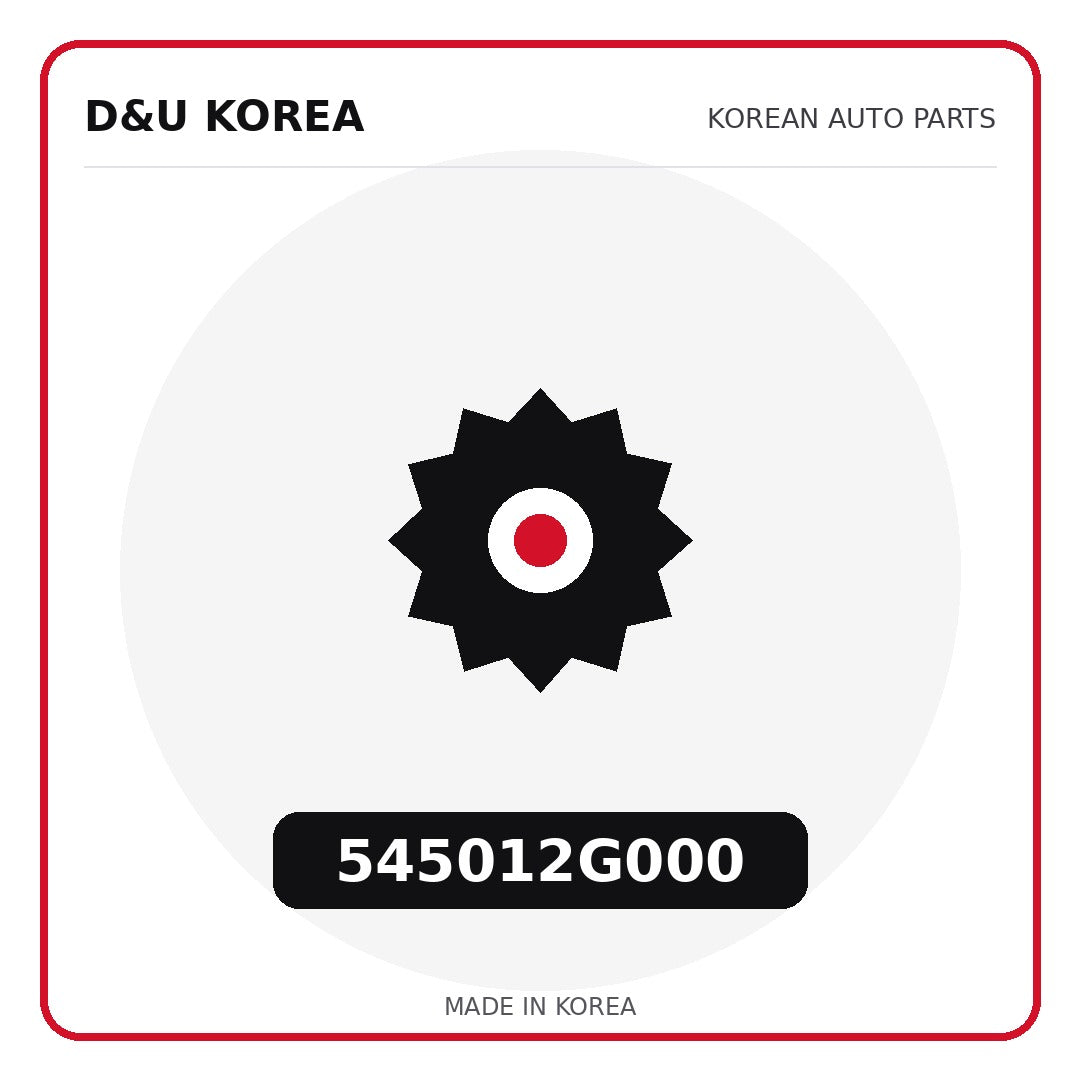 Genuine Mobis 545012G000  for Korean vehicles | D&U Korea
