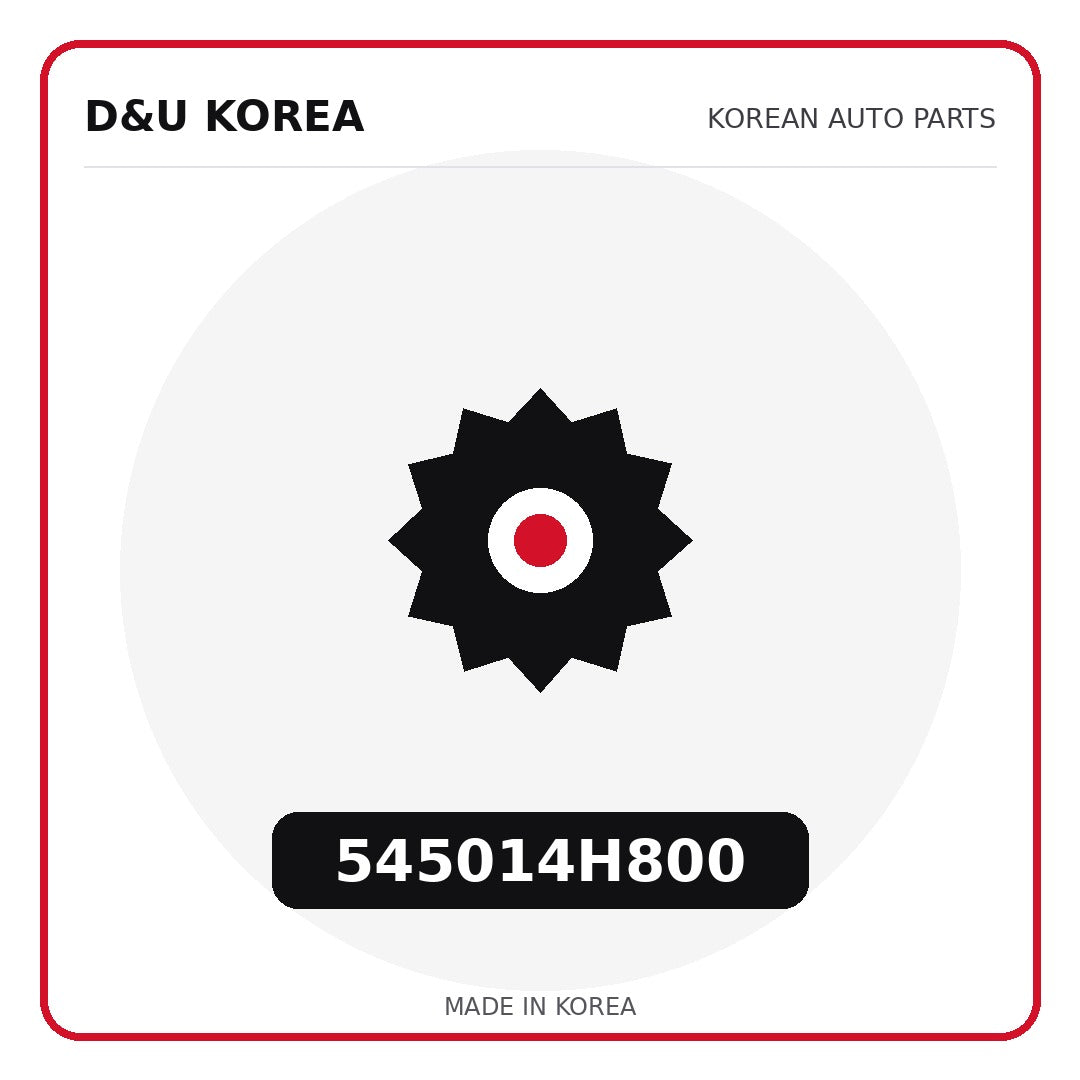 Genuine Mobis 545014H800  for Korean vehicles | D&U Korea