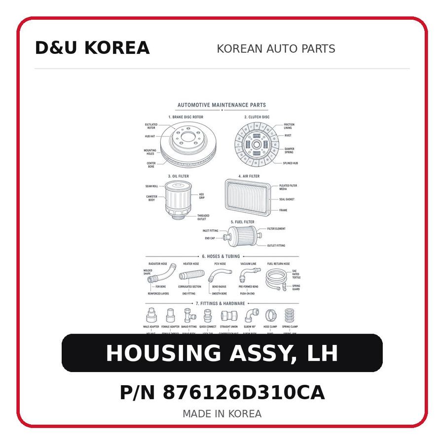 HOUSING ASSY, LH