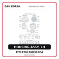 HOUSING ASSY, LH