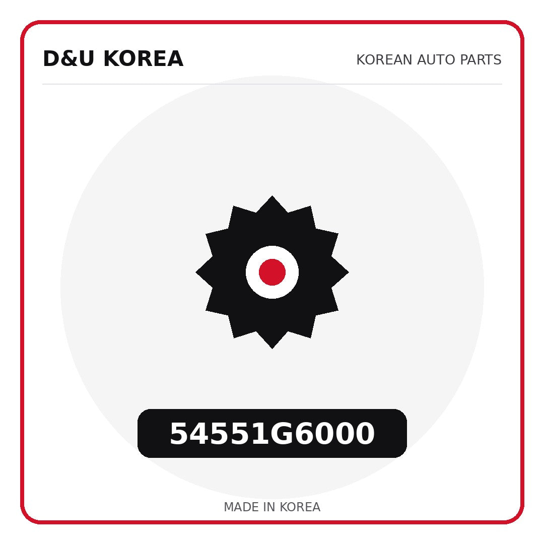 Genuine Mobis 54551G6000  for Korean vehicles | D&U Korea