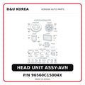 HEAD UNIT ASSY-AVN
