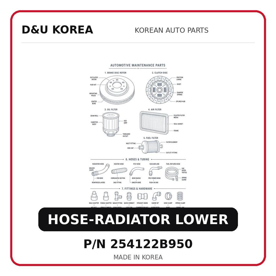 HOSE-RADIATOR LOWER
